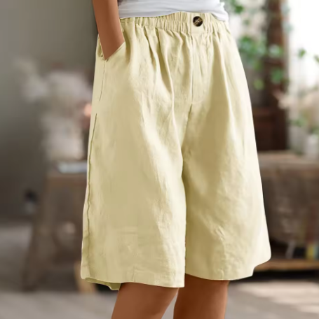Soft, flexible women's Renee comfort shorts designed for warm weather and relaxed, everyday wear.