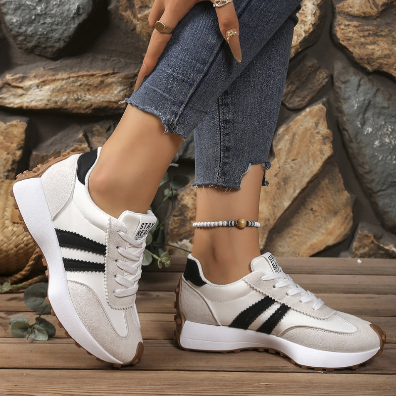 Women's comfort platform sneakers designed for everyday wear, offering excellent support with a stylish chunky sole.