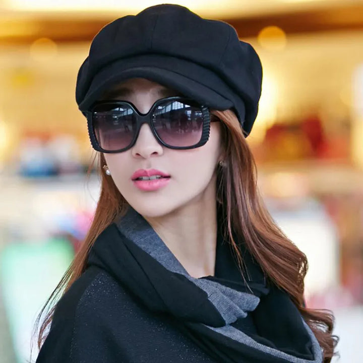 Women's Verna retro style hat, warm and fashionable, a vintage winter staple.