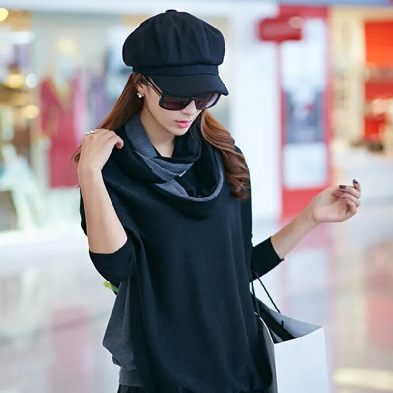 Stylish women's retro balloon hat, a warm cotton accessory for vintage fashion lovers.