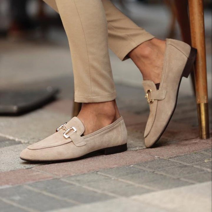 Comfortable women's round toe slip-on loafers, versatile for casual fashion & everyday style.