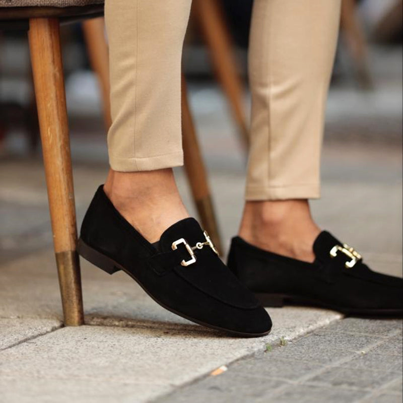 Stylish women's slip-on loafers with round toe design, ideal comfortable footwear for any occasion.
