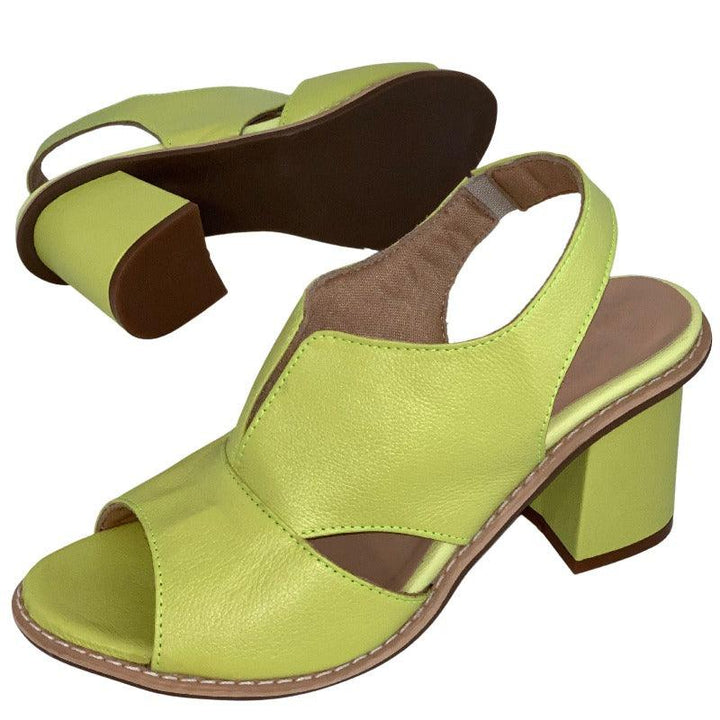 Selina women's comfortable heeled sandals. Durable leather & non-slip outsole for versatile wear.