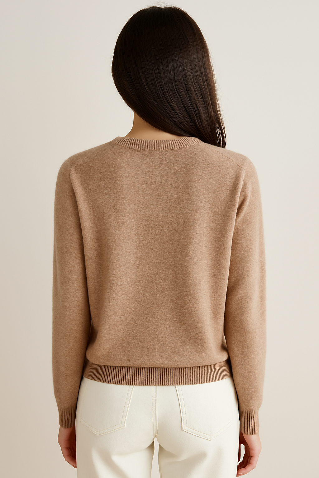 Cozy women's knit button cardigan with long sleeves, ideal for comfortable everyday wear & versatile styling.