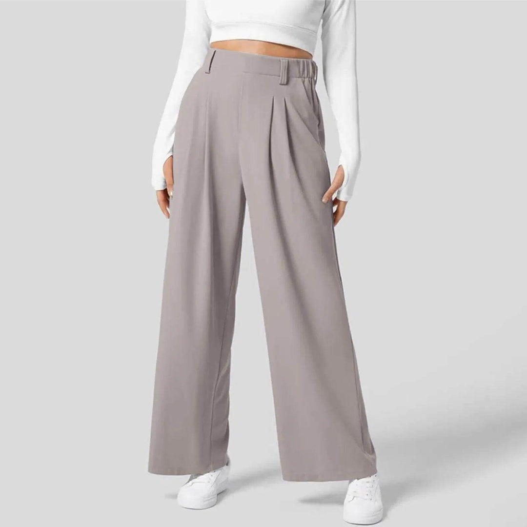 Casual women's stretch long pants for all-day comfort & style. Versatile design, perfect for everyday fashion.