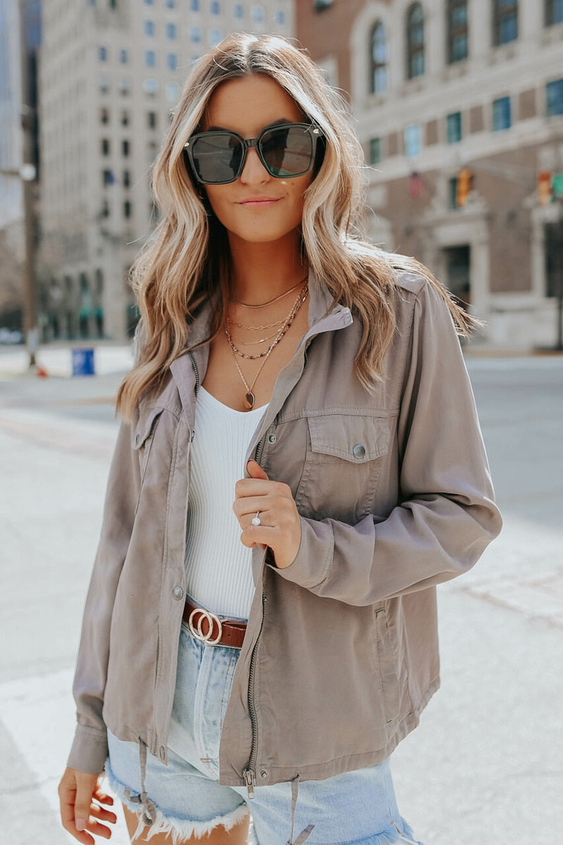 Women's stylish Eliza's everyday jacket, comfortable and chic outerwear for versatile fashion.
