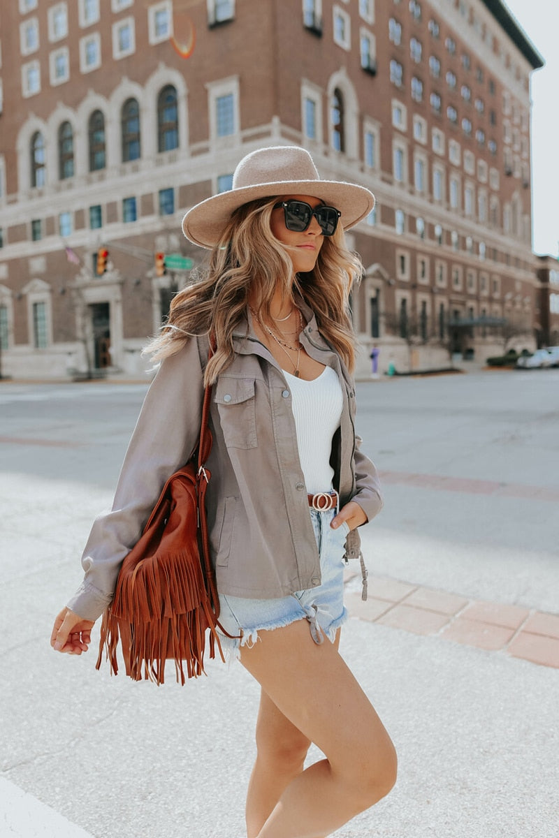 Comfortable women's Eliza's everyday jacket, perfect for chic casual or formal versatile styling.