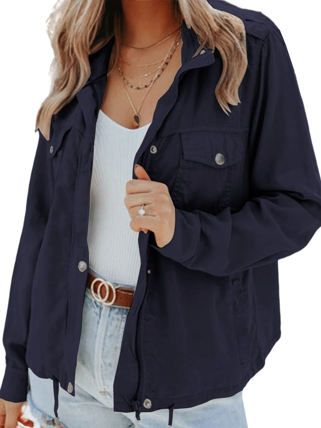 Versatile Eliza's women's jacket: stylish, comfortable, and chic for everyday casual or formal outerwear.