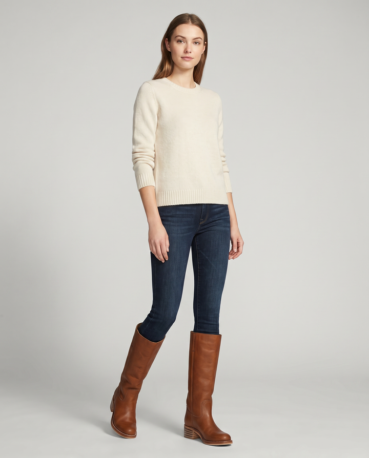 Versatile women's knee-high western boots, comfort & fashion for any stylish outfit.