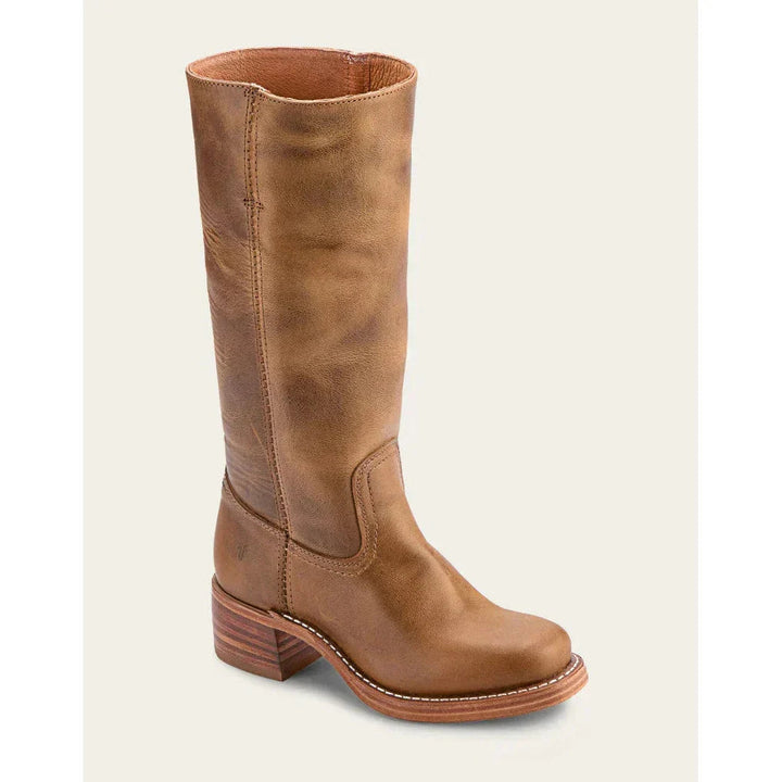 Chic women's cowboy boots, knee-high silhouette, versatile addition to any wardrobe.