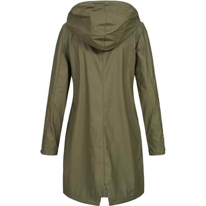 Breathable lightweight women's hooded rain jacket. Ensures comfort & protection in unpredictable weather.