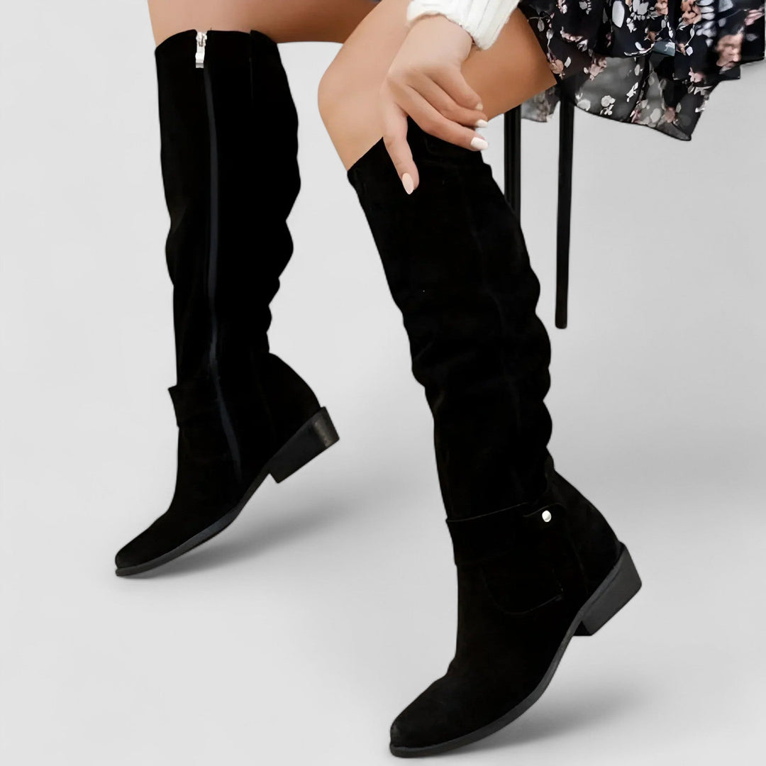 Stylish women's orthopedic walking ankle boots, comfortable & supportive.