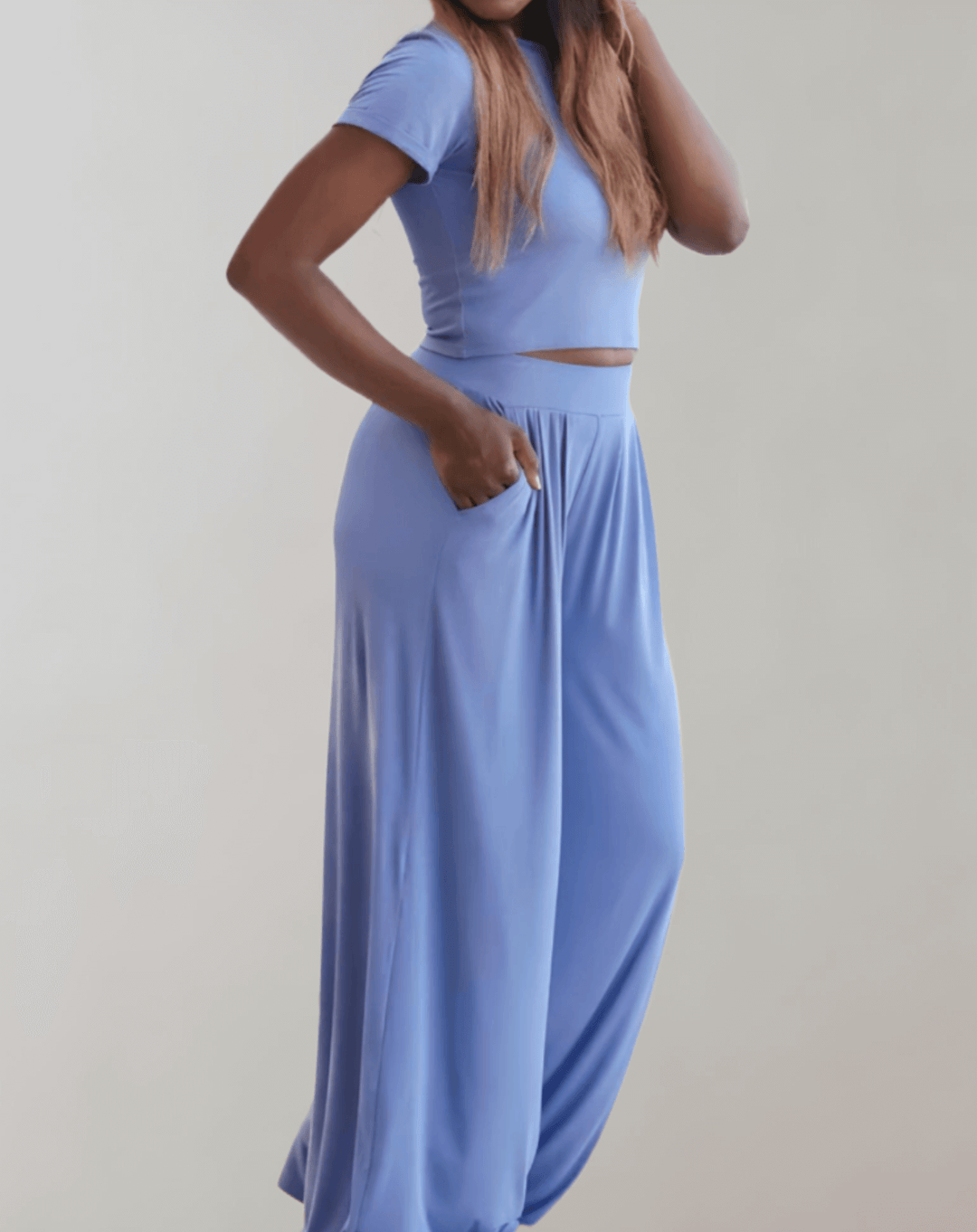 Versatile women's two-piece blazer & mini skirt set. An elegant co-ord outfit suitable for business or evening.