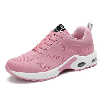 Front view of women's everyday comfort shoes, featuring a spacious design and cushioned soles.