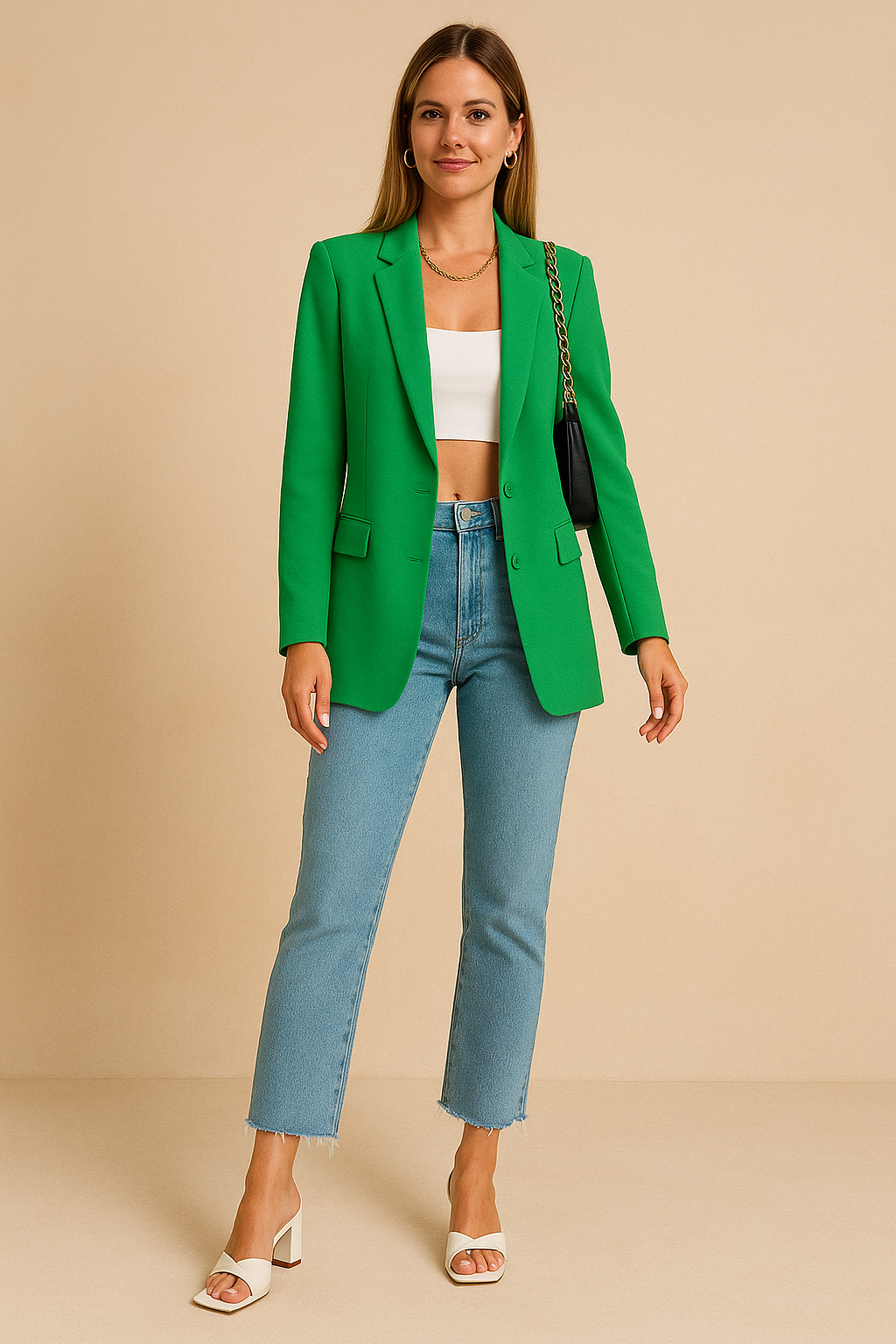 Women's versatile lightweight blazer for chic everyday style. Perfect for office or casual wear.