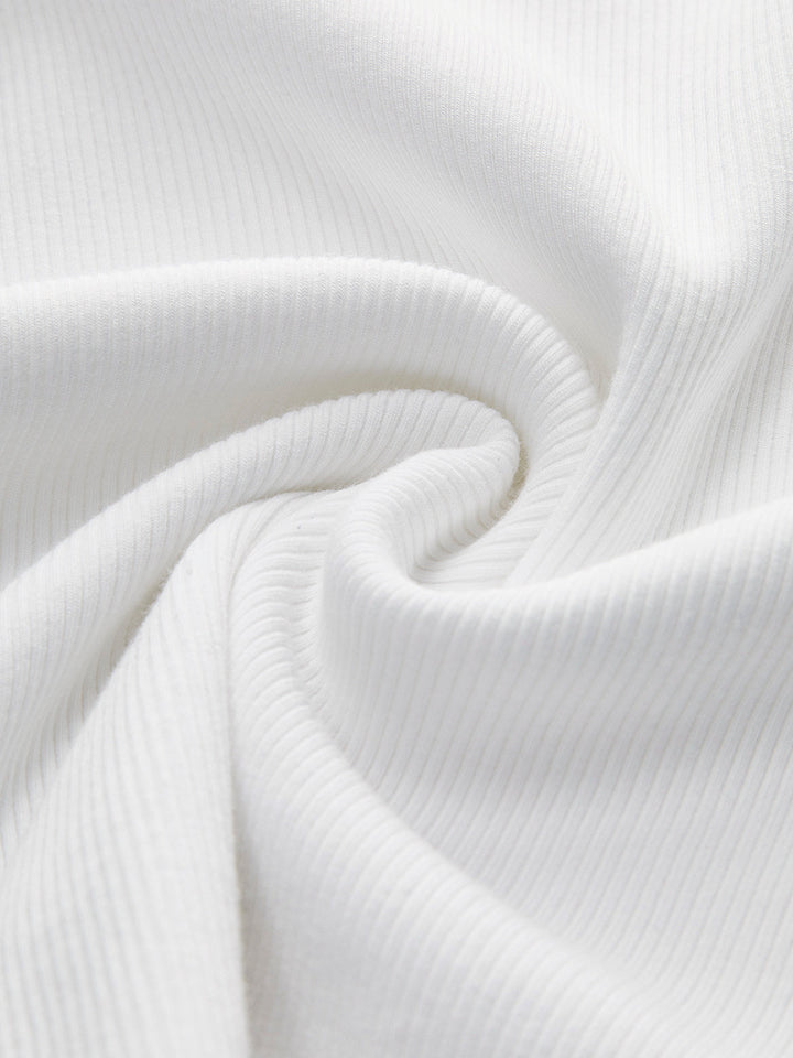Soft ribbed women's crop tank top, an essential for versatile summer fashion & easy layering.