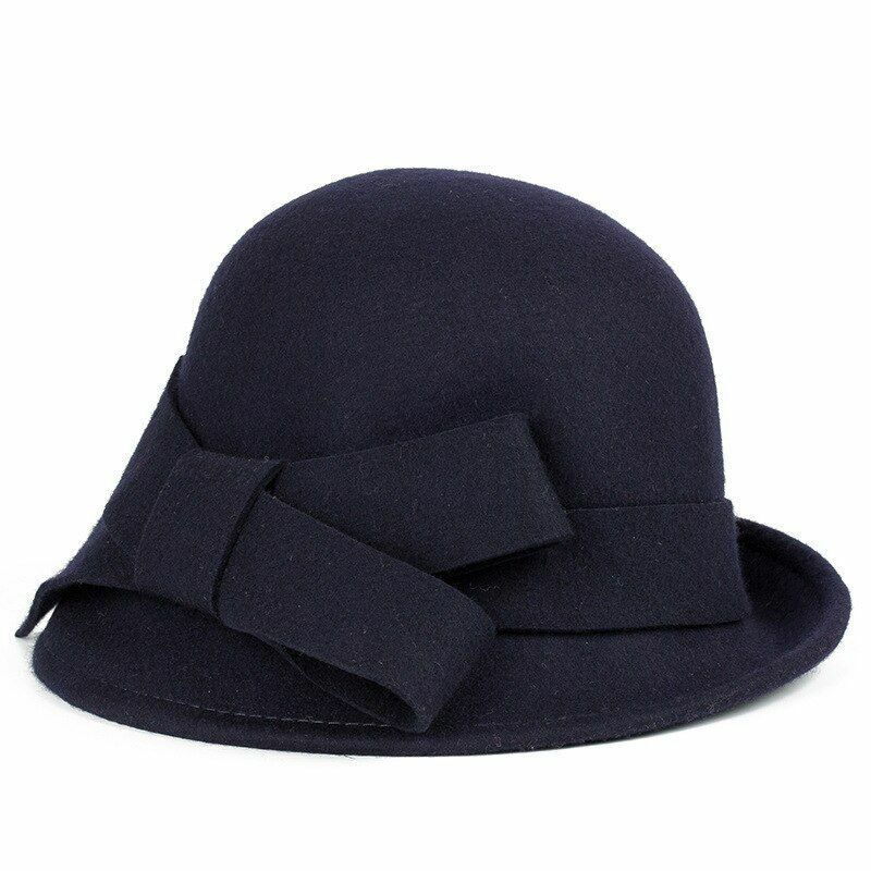Soft wool fedora for women, featuring a timeless vintage design; a chic and stylish headwear option.