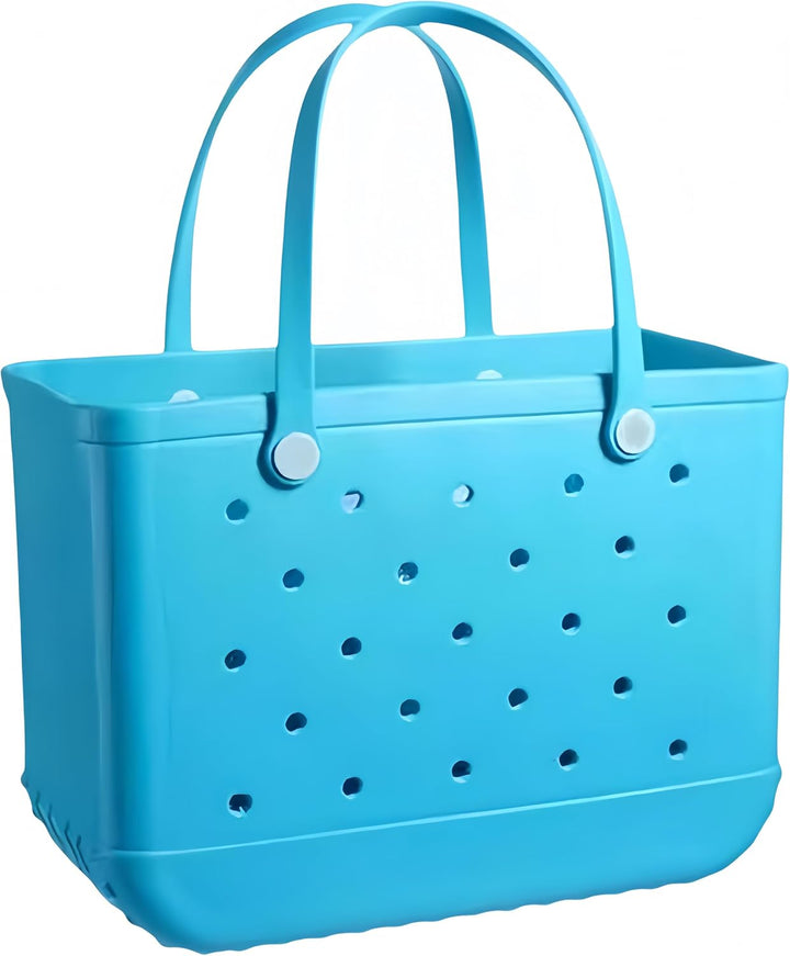 Versatile women's EVA beach tote bag. Washable, waterproof, & sandproof. Perfect for travel, beach, & shopping.