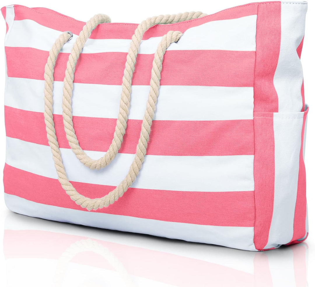 Everyday women's waterproof tote bag, ideal for beach or gym, with generous zipped space.