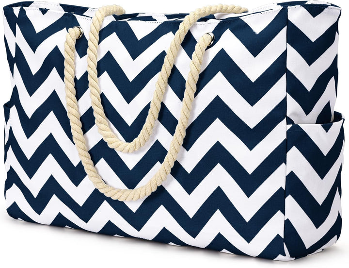 Smart women's waterproof work tote, designed with large capacity & secure zipped sections.