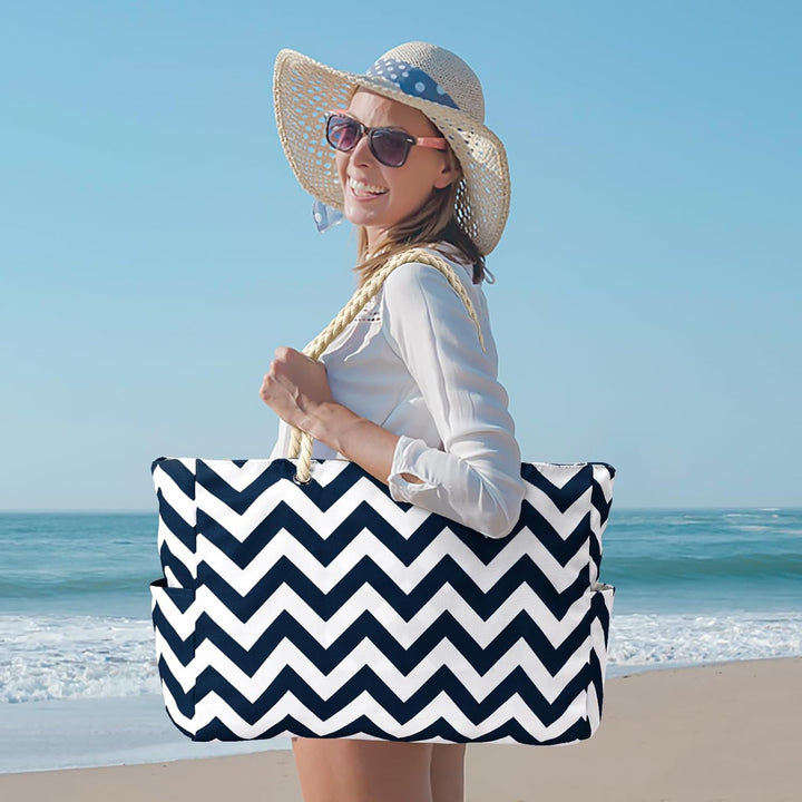 Women's waterproof carry bag, large enough for all essentials, with secure zipped sections.