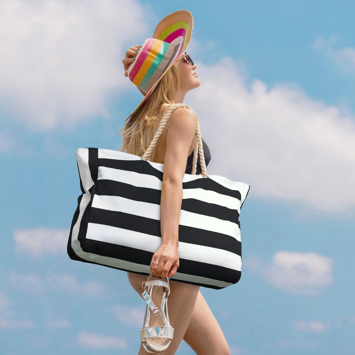 Durable women's waterproof shoulder tote, large, perfect for travel, with secure zip sections.