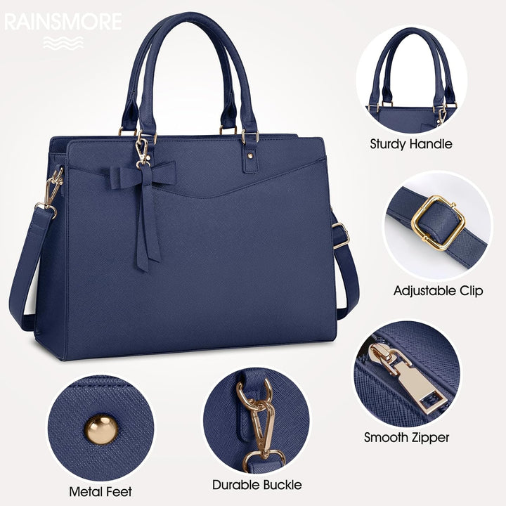 Travel women's waterproof laptop organizer bag, multi-pocket for efficient packing.