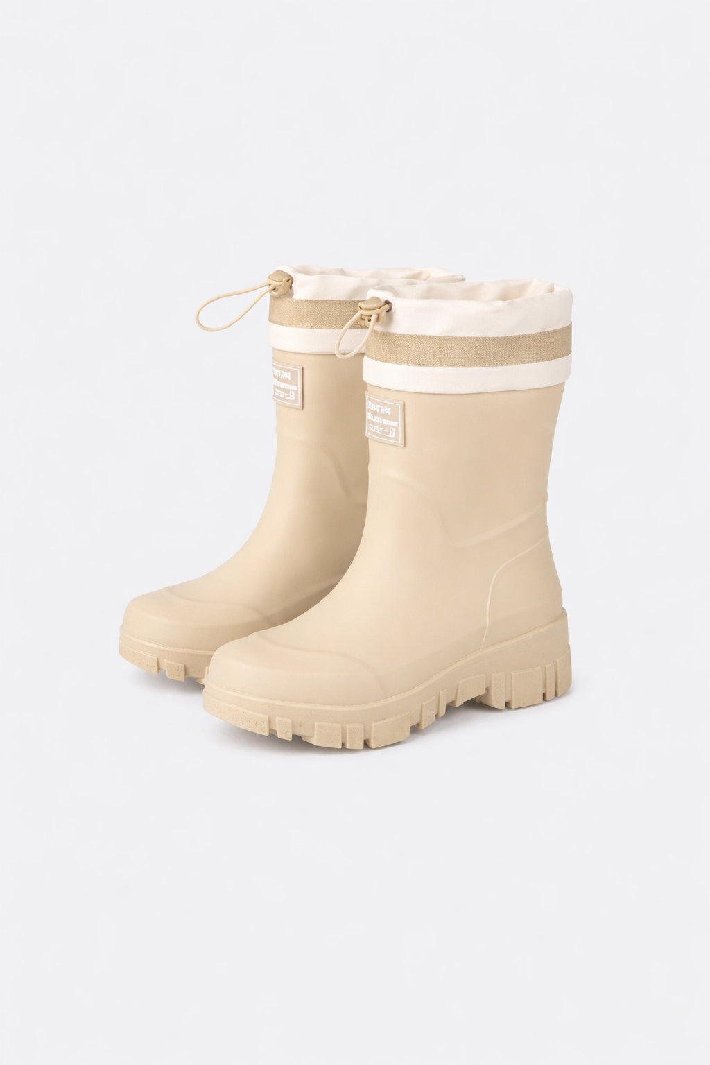 High-quality women's waterproof slip-on rain boots, robust for gardening & outdoor use.