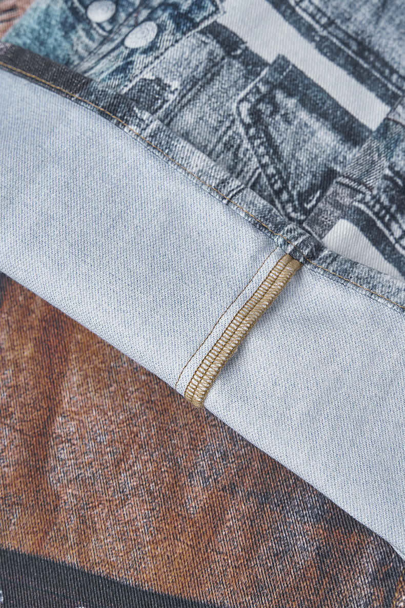 Women's bohemian wide leg pants. Features a beautiful, comfortable patchwork print.