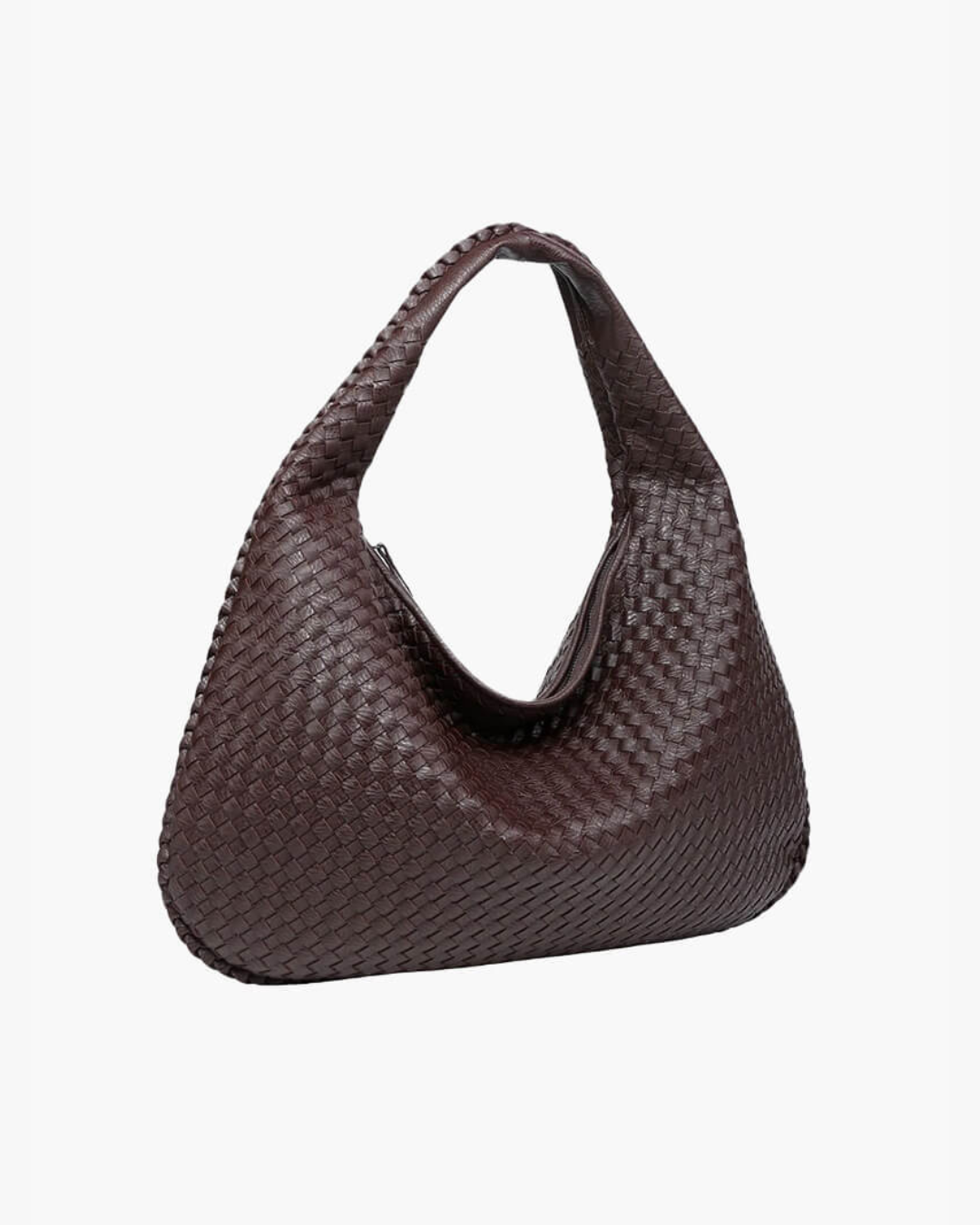 Fashionable women's woven shoulder hobo bag, ideal for daily use and adding a casual touch.