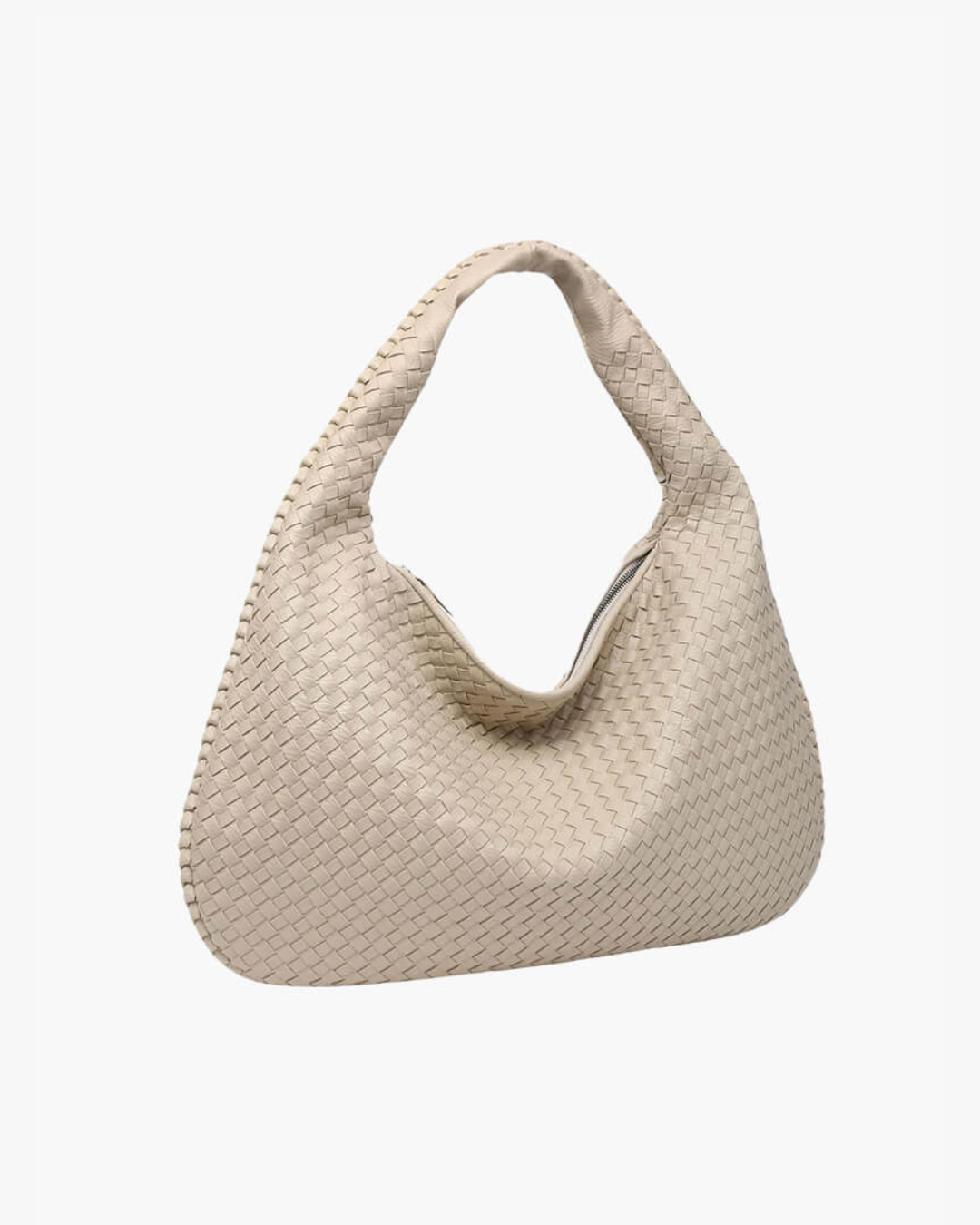 Comfortable women's woven hobo shoulder bag, designed for daily wear and effortless chic style.