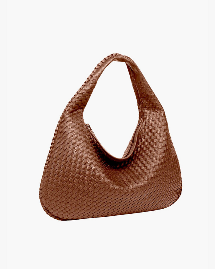 Beautifully woven hobo bag for women, a stylish and practical shoulder bag for daily casual use.